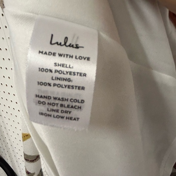 Lulu's White and Pink Floral Midi Dress - Picture 7 of 7